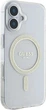 Панель Guess IML Glitter Circle MagSafe для Apple iPhone 16 Transparent (GUHMP16SHFGERET) - зображення 3