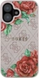 Etui Guess 4G Flowers Print MagSafe do Apple iPhone 16 Pink (GUHMP16SP4ROPEMCP) - obraz 2