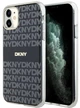 Панель DKNY IML Mono & Stripe MagSafe для Apple iPhone 11 / Xr Black (3666339267995) - зображення 1