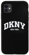 Etui DKNY Liquid Silicone White Printed Logo MagSafe do Apple iPhone 11 / Xr Black (3666339266592) - obraz 3