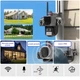 Уличная WiFi IP камера Besder P17 ICSEE 15Мп черная 3 независимых объектива поворотные - изображение 4