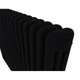 Дизайнерський вертикальний радіатор Irsap Tesi 3 Cod.50 2000x360 Black - изображение 2