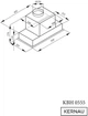 Витяжка вбудована Kernau KBH 0555 B BLDC Glass - изображение 5