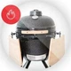 Гриль вугільний мобільний Kamado Bono Media Black - зображення 4