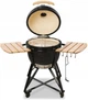 Гриль вугільний мобільний Kamado Bono Media Black - зображення 8