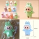 Флокована фігурка монстр LABUBU The Monsters Exciting Macaron 4,5 см Лабубу флок зелений - изображение 2