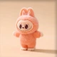 Флокована фігурка монстр LABUBU The Monsters Exciting Macaron 4,5 см Лабубу флок помаранчевий - изображение 1