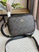 Сумка подарунок coach Сумка жіноча Coach Jamie Camera Bag In Signature Canva Gold/Brown/Black а - изображение 3