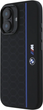 Etui plecki BMW Silicone Hexagon Blue Line MagSafe do Apple iPhone 16 Black (BMHMP16S23SHEB) - obraz 2