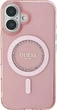 Etui Guess IML Rhinestones MagSafe do Apple iPhone 16 Pink (GUHMP16SPFTDTEP) - obraz 2