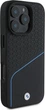 Etui plecki BMW Sign Leather Textured And Line MagSafe do Apple iPhone 16 Pro Max Black (BMHMP16X23RDCLK) - obraz 4
