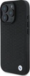 Etui plecki BMW Signature Leather Diamond Metal Logo MagSafe do Apple iPhone 16 Pro Max Black (BMHMP16X23RDDK) - obraz 2