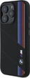 Etui plecki BMW Silicone Cut Tricolor Lines MagSafe do Apple iPhone 16 Pro Max Black (BMHMP16X23SCUK) - obraz 2