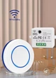 Бездротовий вимикач світла Light Switch з реле 220В 10А 433Mhz круглий білий - зображення 1