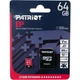 Карта пам'яті microSDXC (UHS-1 U3) Patriot EP Series 64Gb class 10 V30 (R-100MB/s, W-80MB/s) (adapter SD) (PEF64GEP31MCX) (441) - изображение 2