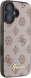 Etui Guess Peony Script MagSafe do Apple iPhone 16 Brown (GUHMP16SPGPYSW) - obraz 4