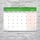 Календарь-планер А3 настенный перекидной 2026 Зеленый 13 листов ENTERSTORE 42х29.7 см (ART 250126) - изображение 3