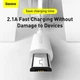 Кабель Baseus Micro USB Simple Wisdom Data Cable Kit |1.5m, 2.1A| (2PCS-Set) (TZCAMZJ-02) - изображение 3