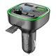 Адаптер автомобильный Borofone Broad QC3.0 car BT FM transmitter BC48 |2USB/Type-C, 18W/3A| - изображение 1