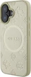 Etui Guess Saffiano Peony Classic Logo MagSafe do Apple iPhone 16 Gold (GUHMP16SPSAPSMED) - obraz 3