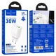 Адаптер сетевой HOCO Gentle charger N63 |1USB/1Type-C, 30W/3A - изображение 2