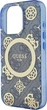 Etui Guess IML Peony On 4G Background MagSafe do Apple iPhone 16 Pro Max Blue (GUHMP16XH4PYEEB) - obraz 6