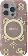 Etui Guess IML Peony On 4G Background MagSafe do Apple iPhone 16 Pro Max Pink (GUHMP16XH4PYEEP) - obraz 2
