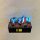 Електрокамін паровий Dimplex Opti-Myst Cassette 500 Multicolor R SS зі справжнім 3D ефектом полумʼя, звуком та кольоровим полумʼям (з ємностями для води, з дровами), розмір 508x390x354 - зображення 1