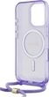 Etui Guess Crossbody Cord Script MagSafe do Apple iPhone 16 Pro Max Purple (GUHMP16XHCTSGNSU) - obraz 6