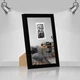 Фоторамка пластиковая 15х20 багет: AM1513-1112Ч Черный (с акриловым стеклом 1.5мм, двп с ножкой) EmojiFrame - изображение 1