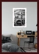 Фоторамка пластиковая 30х42 багет: AM1513-3031-1 Темное дерево (с глянцевым стеклом 1-1.5мм, двп) EmojiFrame - изображение 1