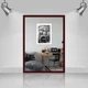 Фоторамка пластиковая 30х42 багет: AM1513-3031-1 Темное дерево (с глянцевым стеклом 1-1.5мм, двп) EmojiFrame - изображение 3