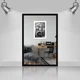 Фоторамка пластиковая 30х45 багет: AM1513-1112Ч Черный (с акриловым стеклом 1.5мм, двп) EmojiFrame - изображение 2