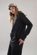 Худи BURTON W OAK LONG PULLOVER HOODIE true black heather - 20840-B11 - M - изображение 2