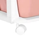 Полиця для іграшок Springos HA0212 з 4 шухлядами на колесах Рожево-біла (5908455300476) - зображення 10
