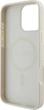 Etui Guess Grained Ring MagSafe do Apple iPhone 16 Pro Max Beige (GUHMP16XPGHSMME) - obraz 7