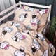 Простынь MirSon Полуторная Евро 150х220 см 17-0866 Hello Kitty Style Бязь (2200012065198) - изображение 3