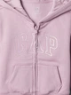 Детская толстовка на флисе GAP кофта с капюшоном 1159847958 (Сиреневый 18-24M) на рост 90 см - изображение 3
