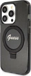 Etui plecki Guess Ring Stand Script Glitter MagSafe do Apple iPhone 14 Pro Black (3666339156305) - obraz 3