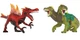 Набір фігурок Schleich Eldrador Creatures Вогняна рептилія проти ящірки джунглів 70834 (4059433774947) - зображення 7