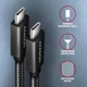 Кабель Axagon BUCM32-CM20AB USB-C - USB-C 3.2 Gen 2, PD 100W, 5A, 4K HD 2 м Black - изображение 5