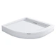 Душевой поддон Shower Drop Oval 90x90x15 см акриловый полукруглый низкий - изображение 2