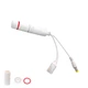 Водонепроницаемый PoE инжектор сплиттер DC 5.5x2.1мм + RJ45 Ethernet 100 Мбит/с White, 1 шт (48977) - изображение 1