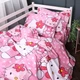 Простынь MirSon Полуторная Евро 150х220 см 17-0864 Hello Kitty Pink Бязь (2200011862828) - изображение 3