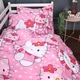 Простынь MirSon Полуторная Евро 150х220 см 17-0864 Hello Kitty Pink Бязь (2200011862828) - изображение 2