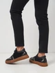 Жіночі кеди шкіряні низькі Ashoes 646 37 24 см Чорний/Леопард (ROZ6501004788) - зображення 2