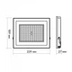 LED прожектор TITANUM TLF1006 100W 6500K - изображение 5