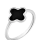 Кольцо серебряное Клевер с эмалью Silver Style 16 р. (111421.00 sku:2300103023080) - изображение 2