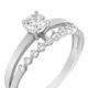 Кольцо серебряное с фианитами Silver Style 17.5 р. (11201.40 sku:2300104154431) - изображение 2