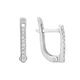 Серьги серебряные дорожка с фианитами Silver Style (20851.10 sku:2300104408183) - изображение 1